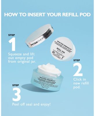 Water Drench Hyaluronic Cloud Cream Hydrating Refillable Moisturizer 1.7 oz.