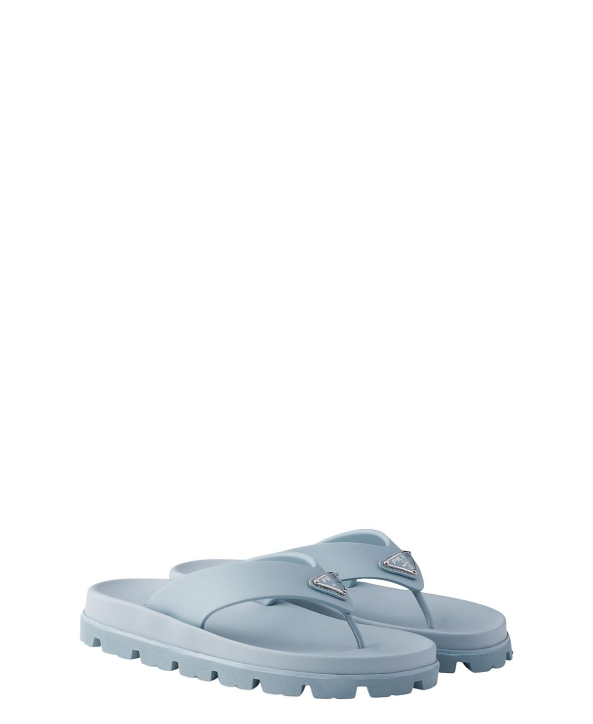 Prada Women's Rubber Thong Sandals