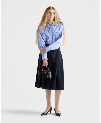 Galleria Patent Saffiano Leather Mini-Bag