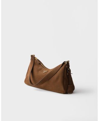 Aimee Large Nubuck Leather Shoulder Bag