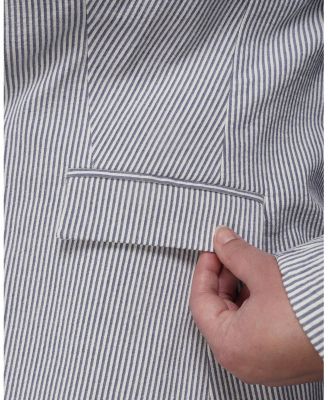 Plus The Empower Seersucker Tux Blazer