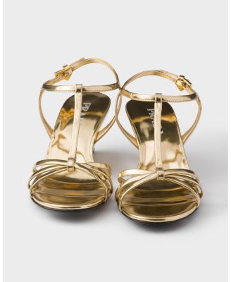  Women's Metallic Leather Sandals