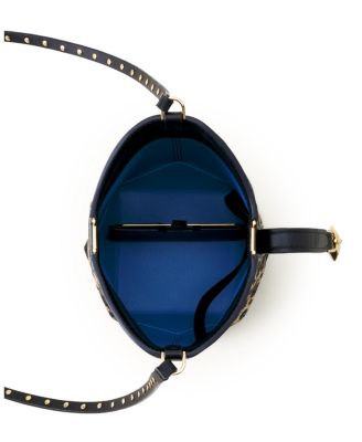 CATCH BY LANVIN NANO BUCKET BAG IN RAFFIA