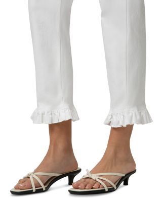 Ultra Soft Ruffled Denim Skimmer Pants