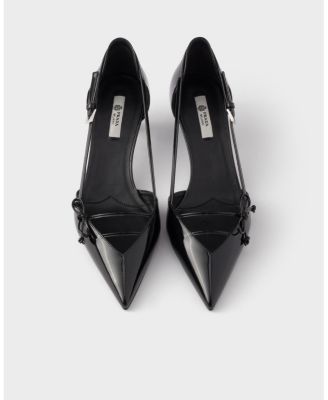  Women's Open-Side Leather Pumps
