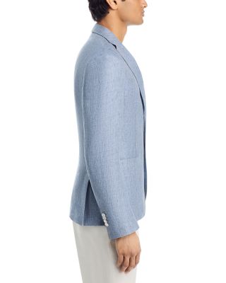 Hanry Linen Hopsack Unstructured Slim Fit Sport Coat