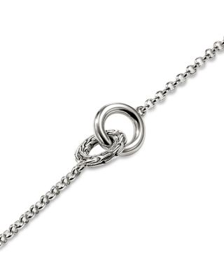 Sterling Silver JH Essentials Interlocking Circle Chain Bracelet