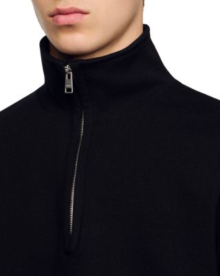 Cotton Half-Zip Sweater