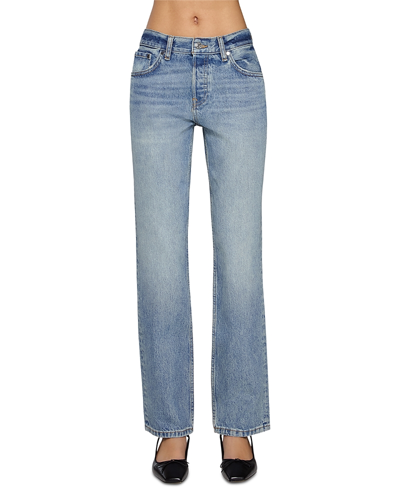 Eb Denim Ariel Mid Rise Wedgie Jeans in Luca