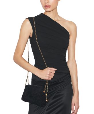 Fleming Quilted Suede Crossbody Bag