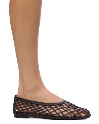 Women's Sonia Woven Leather Ballerina Flats
