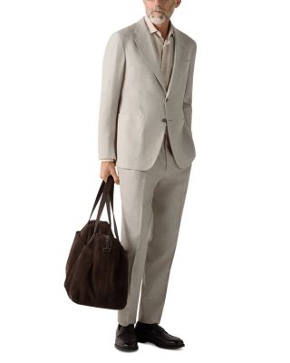 Crossover Wool Linen & Silk Jacket