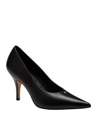 Women's Daisy Leather Pointed Toe Pumps
