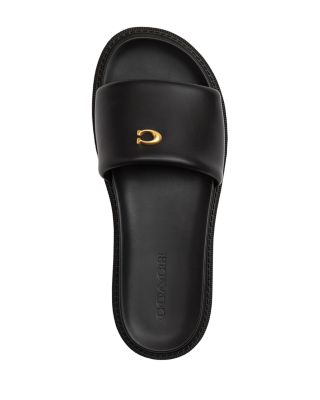 Women's Brynn Leather Slide Sandals