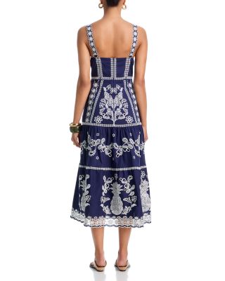 Sweetheart Neck Midi Dress