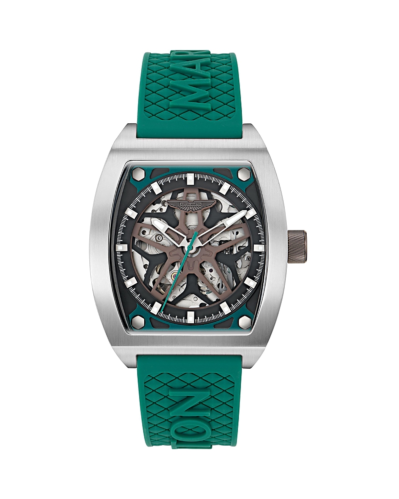 Aston Martin Trg Automatic Silicone Watch, 41mm