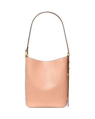 Halo Leather Bucket Bag