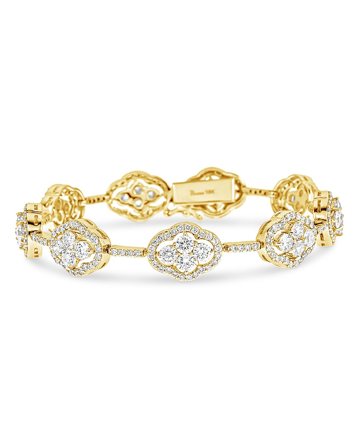 Piranesi 18K Yellow Gold Diamond Maison Bracelet