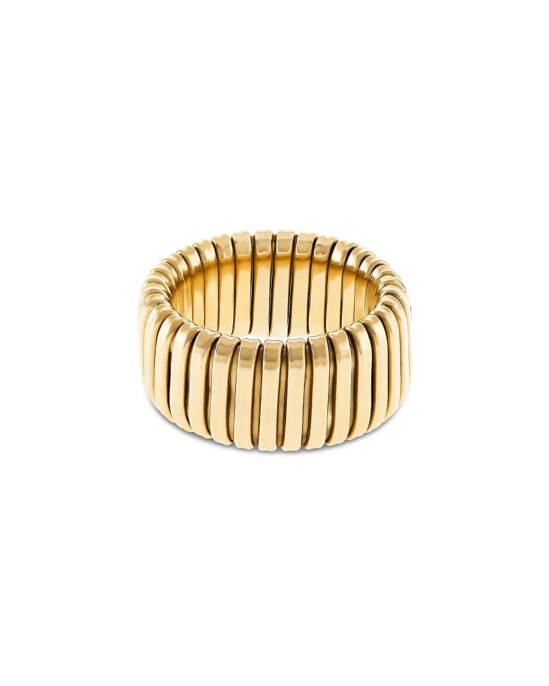 Alberto Milani 18K Yellow Gold Via Bagutta Tubogas Ring