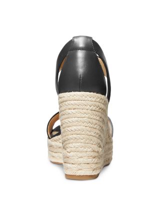 Women's Berkley Front Zip Espadrille Wedge Heel Platform Sandals