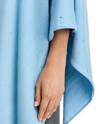 Scattered Crystal Cotton & Cashmere Ruana 