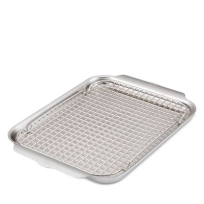 OvenBond&reg; Tri Ply Clad Stainless Steel Medium Sheet Pan with Rack