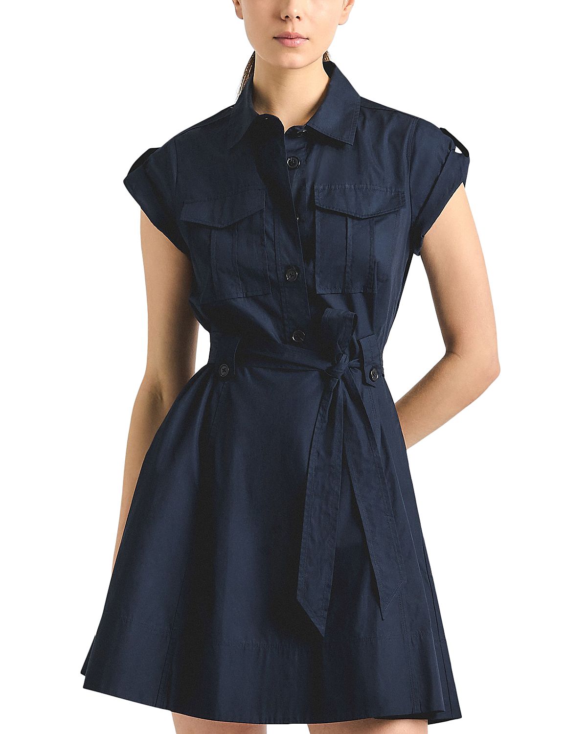 Derek Lam 10 Crosby Azora Poplin Shirt Dress