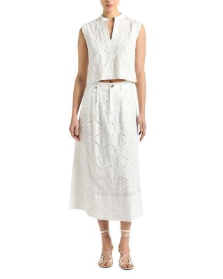 Nydia Open Embroidered Skirt