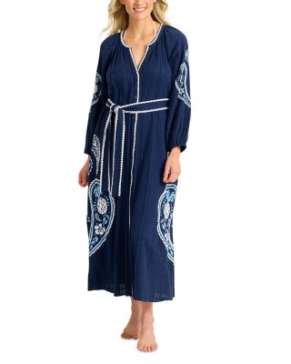 Mykonos Embroidered Dress Swim Cover-Up