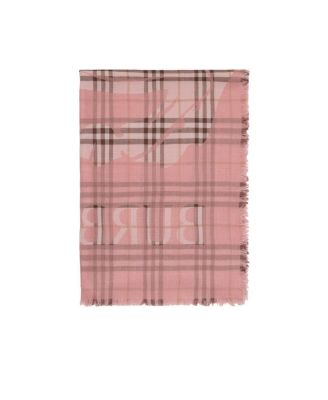  Wide EKD Check Wool Silk Scarf