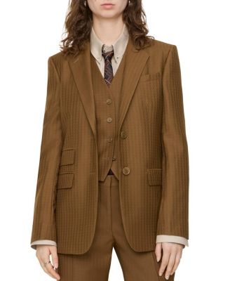 Wool Mohair Tailored Jacket