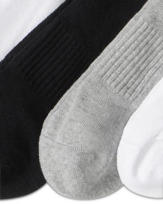 Cotton Blend Performance Quarter Socks, Pack of 6 