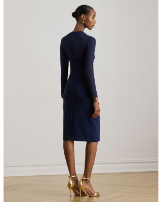 Crepe & Chiffon Cocktail Dress