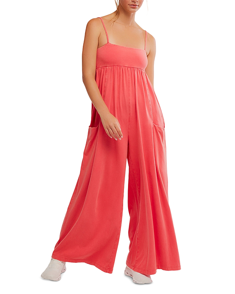Free People Hot Shot Strappy Onesie Jumpsuit