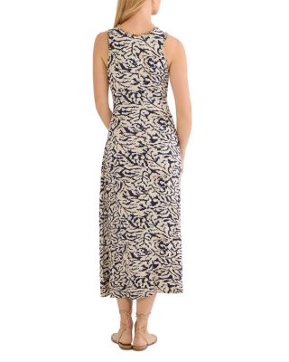 Contrast Swirl Heather Dress