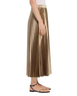Nina Pleated Midi Skirt