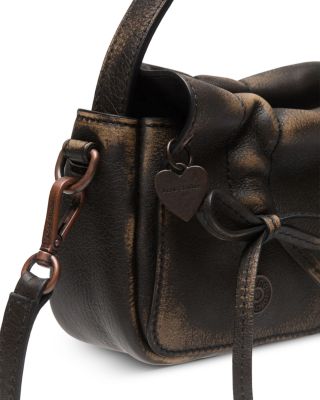 Multipocket Micro Vintage Leather Crossbody