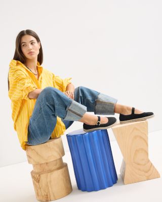 Women's Espadrille Mary Jane Flats