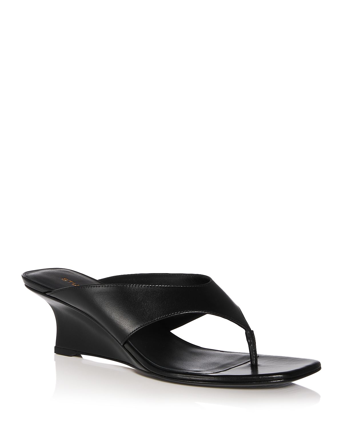 Stuart Weitzman Women's Vinnie Thong Wedge Sandals