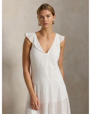 Eyelet Gauze Dress