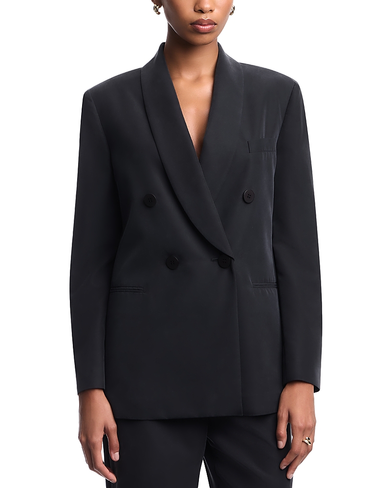 Emporio Armani Double Breasted Shawl Lapel Blazer