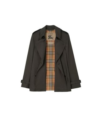 Extra-short Tropical Gabardine Kensington Trench Coat