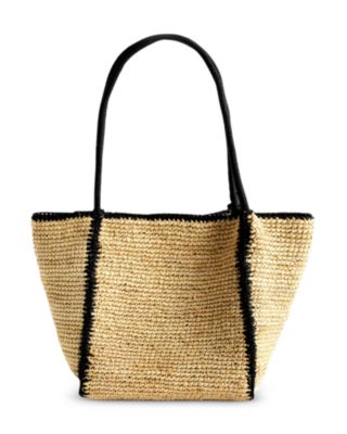Lexington Small Raffia Tote 