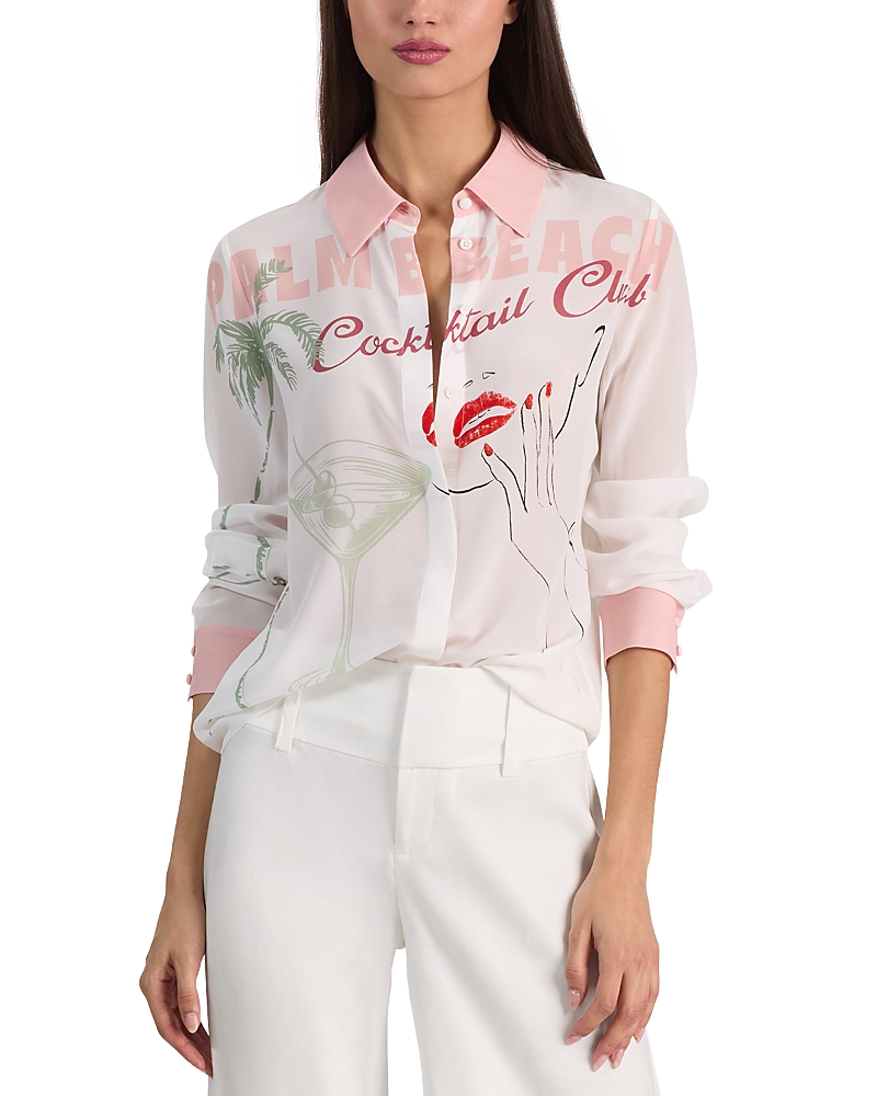 Alice and Olivia Willa Cocktail Club Blouse