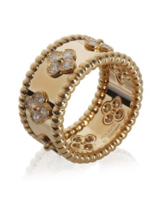 Perlee Clover 18k Yellow Gold Ring