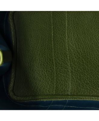 36 Garden Party Tote Toile and Leather