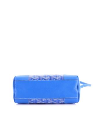 Mini Saigon Top Handle Bag Coated Canvas with Leather