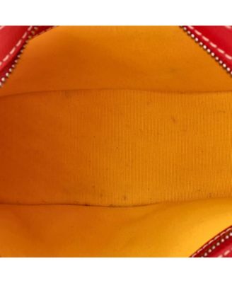 Hirondelle Shoulder Bag Coated Canvas and Leather