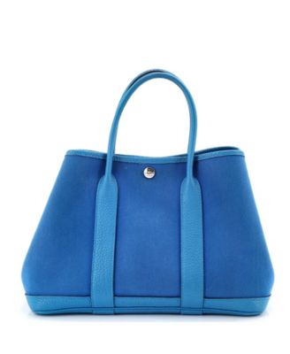 30 Garden Party Tote Toile and Leather