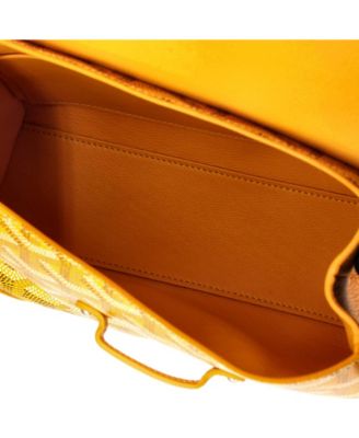 Mini Saigon Top Handle Bag Coated Canvas with Leather